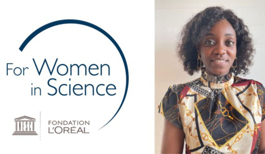 Dr Jacky Sorrel Bouanga Boudiombo recognised by L’Oreal UNESCO For Women in Science Awards